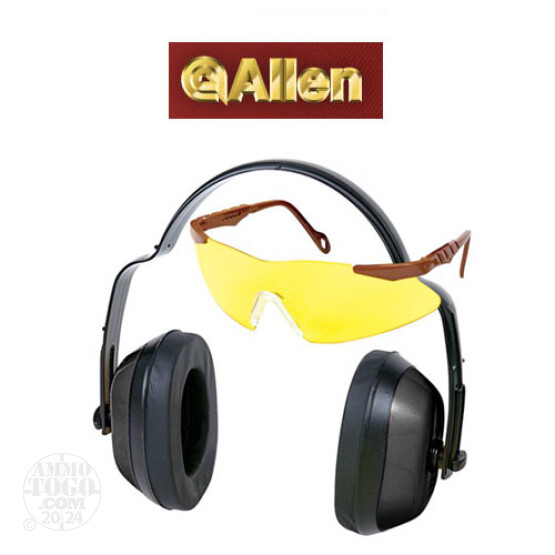 1 - Allen Safety Combo Glasses and Ear Muffs NRR 25dB