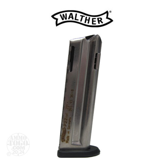 1 - Walther P22 22LR. 10rd. Stainless Magazine