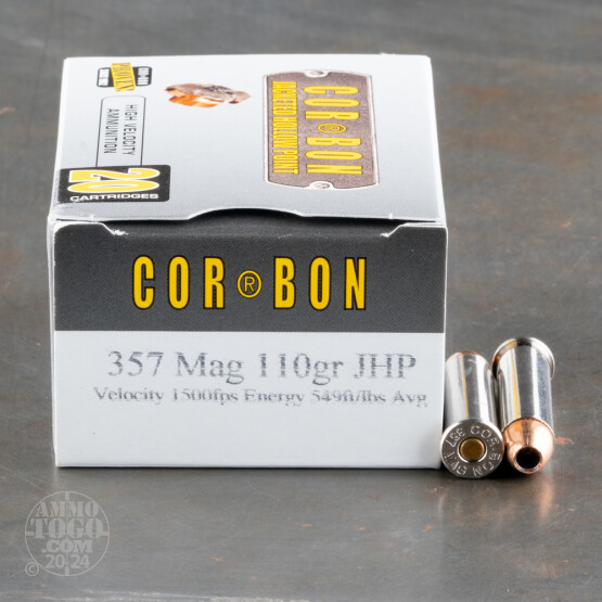 20rds - 357 Mag Corbon 110gr. HP Ammo
