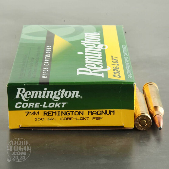 20rds - 7mm Rem Mag Express Core-Lokt 150gr. Pointed Soft Point Ammo