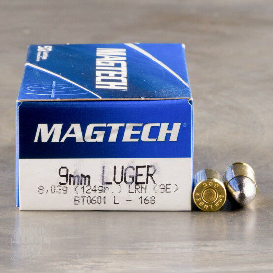 1000rds – 9mm Magtech 124gr. LRN Ammo