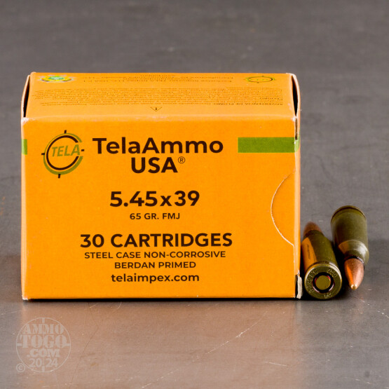 750rds – 5.45x39 Tela Impex 65gr. FMJ Ammo