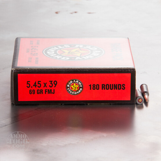 30rds - 5.45x39 Century Intl. Red Army Standard 69gr. FMJ Ammo