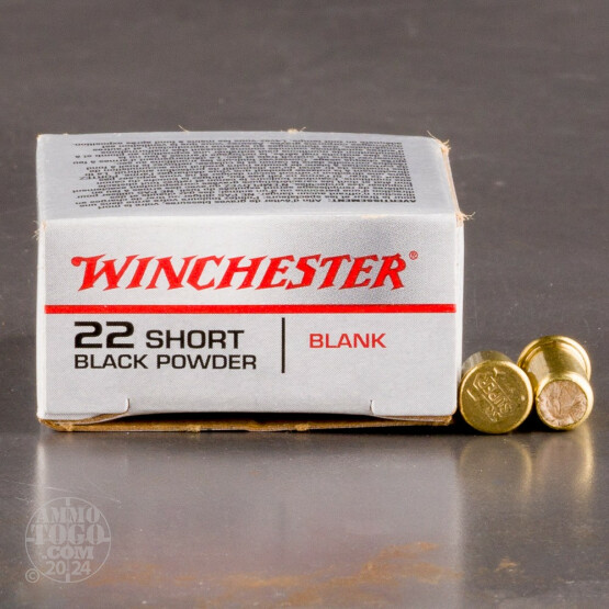 50rds - 22 Short Winchester Black Powder Blanks