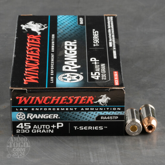 500rds - 45 ACP Winchester Ranger Talon 230gr. +P HP Ammo