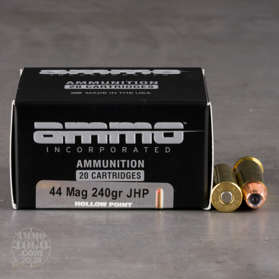 200rds – 44 Mag Ammo Inc. 240gr. JHP Ammo