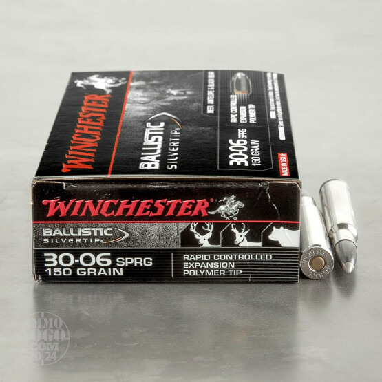 20rds - 30-06 Winchester 150gr. Supreme Ballistic Silvertip Ammo