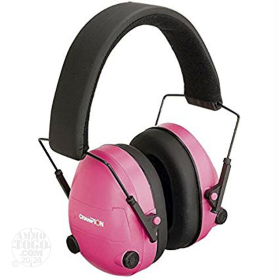 1 - Champion Electronic Earmuffs Black/Pink