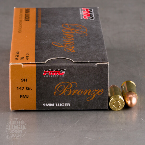 50rds – 9mm PMC 147gr. FMJ Ammo