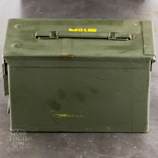 15rds – 8mm Mauser Yugo Military M-49 198gr. FMJ Ammo in Ammo Can