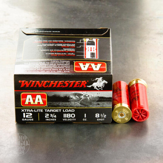 25rds - 12 Gauge Winchester AA Xtra-Lite Target 2-3/4" 1 Ounce #8.5 Shot Ammo