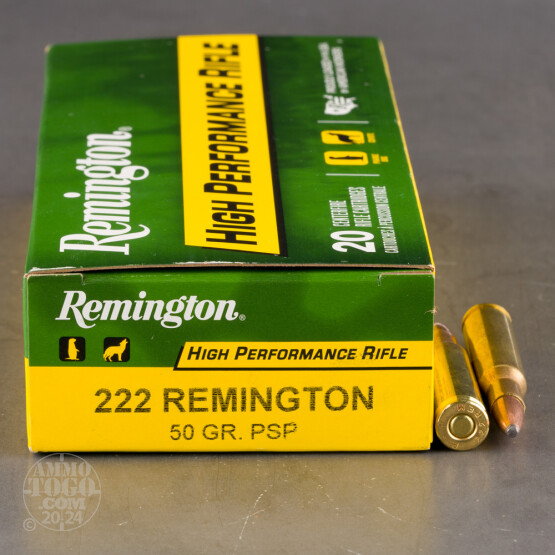 20rds - .222 Remington Express 50gr. Pointed Soft Point Ammo