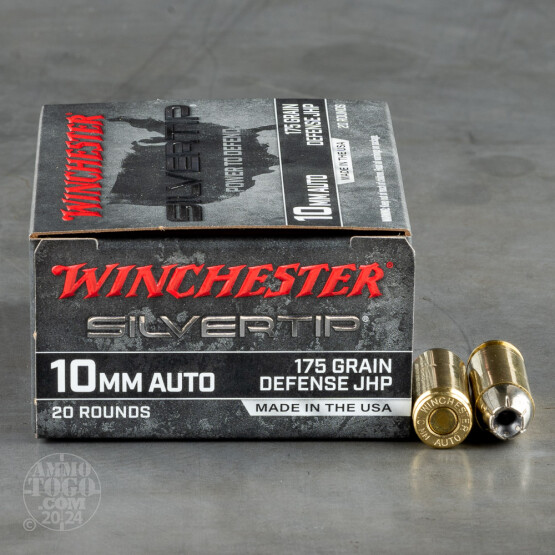 20rds – 10mm Winchester Silvertip 175gr. JHP Ammo