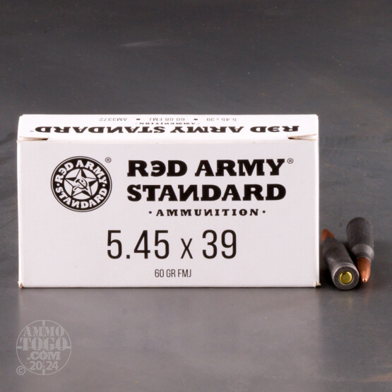 1000rds – 5.45x39 Red Army Standard 60gr. FMJ Ammo