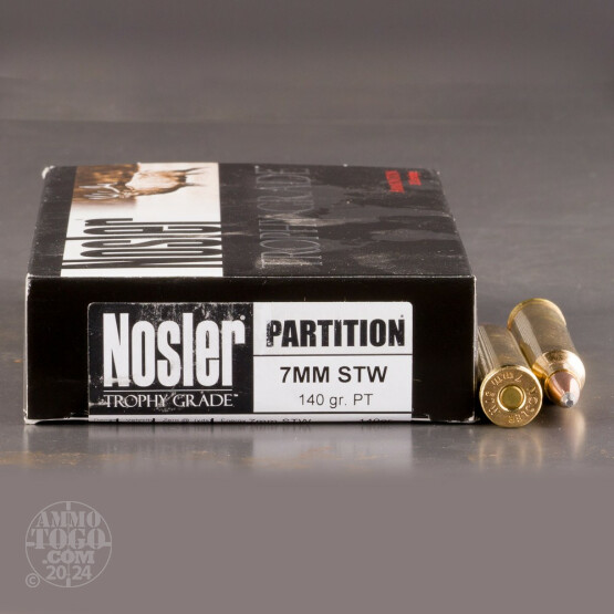 20rds -  7mm STW NoslerCustom 140gr. Partition Ammo