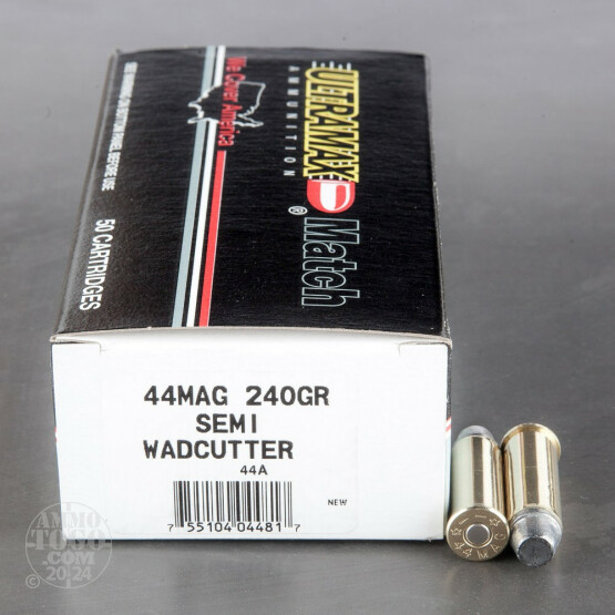 50rds - 44 Mag Ultramax 240gr. LSWC Ammo