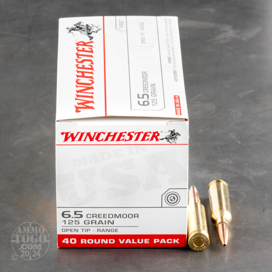 200rds – 6.5 Creedmoor Winchester USA 125gr. OT Ammo