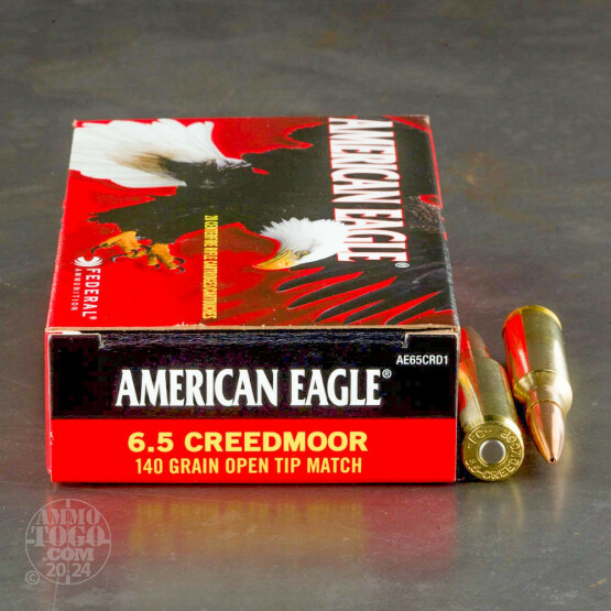 20rds - 6.5 Creedmoor Federal American Eagle 140gr. OTM Ammo
