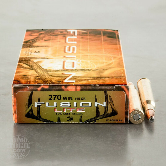 20rds - .270 Federal Fusion Lite 145gr. SP Ammo