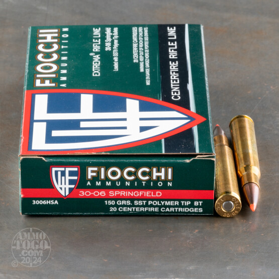 200rds - 30-06 Fiocchi Extrema Hunting 150gr. SST Ammo