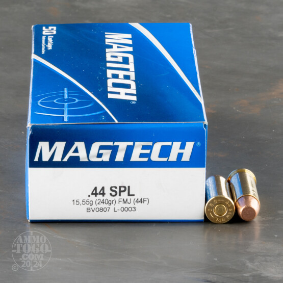 50rds – 44 Special Magtech 240gr. FMJ Ammo