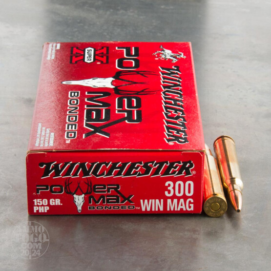200rds - 300 Win. Mag. Winchester 150gr Power Max Bonded PHP Ammo