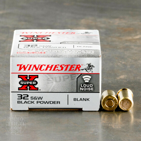 50rds - 32 S&W Winchester Super-X Black Powder Blanks