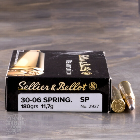 20rds – 30-06 Sellier & Bellot 180gr. SP Ammo