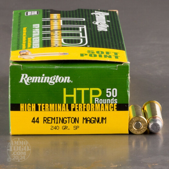 50rds - 44 Mag Remington HTP 240 Grain SP - 50 Rounds