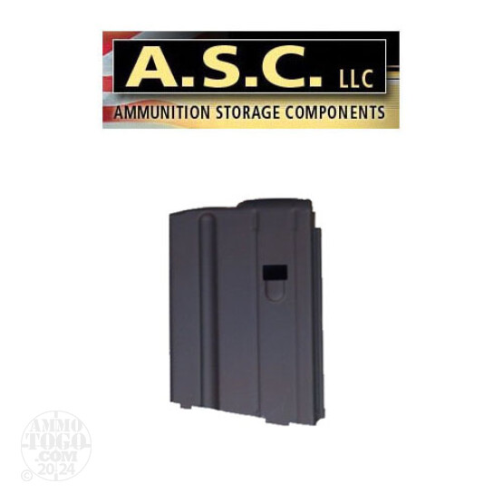 1 - ASC AR-15 6.8 SPC 10rd. Black Stainless Steel Magazine