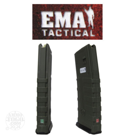 1 - EMA Tactical Countdown 5.56 AR-15/M16 30rd. Magazine OD Green