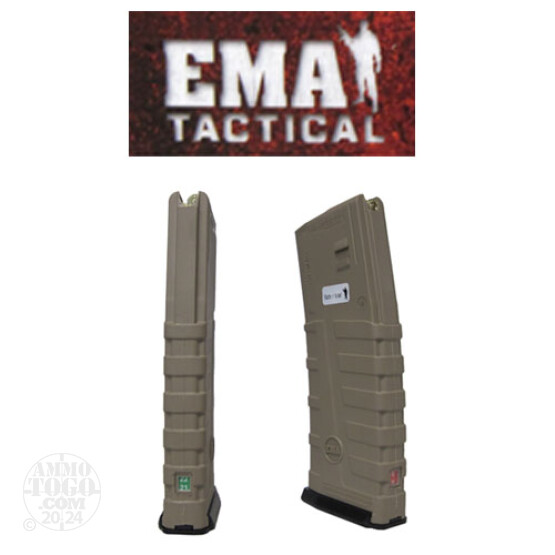 1 - EMA Tactical Countdown 5.56 AR-15/M16 30rd. Magazine Tan