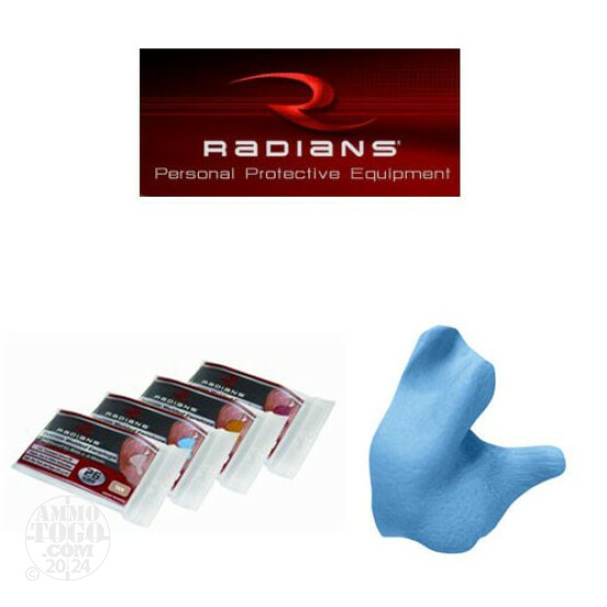 1 - Radians Custom Molded Earplugs Hearing Protection Blue