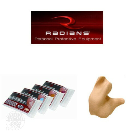 1 - Radians Custom Molded Earplugs Hearing Protection Tan