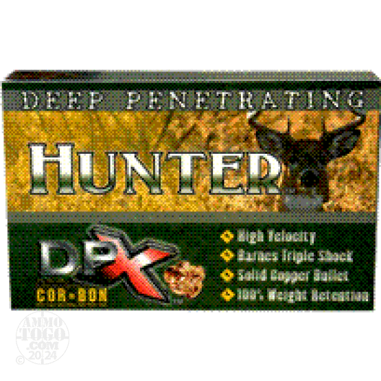20rds - .243 Win. Corbon Hunter 85gr. DPX Ammo