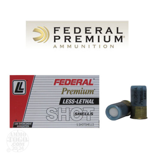 5rds - 12 Gauge Federal Premium Muzzle Flash Bang Ammo
