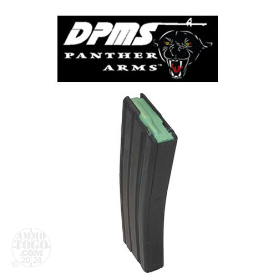 1 - DPMS Panther AR-15 .223 / 5.56 Stainless Steel 30rd. Magazine Black Teflon