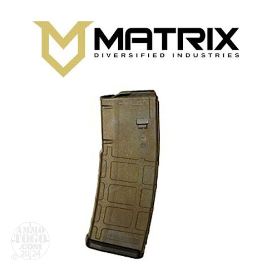 1 - Matrix Diversified With Magpul PMAG P30 AR15 Bounty Hunter 30rd. Magazine
