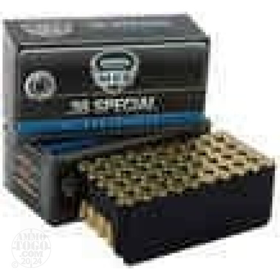 1000rds - .38 Special MFS 158gr Flat Point FMJ Ammo
