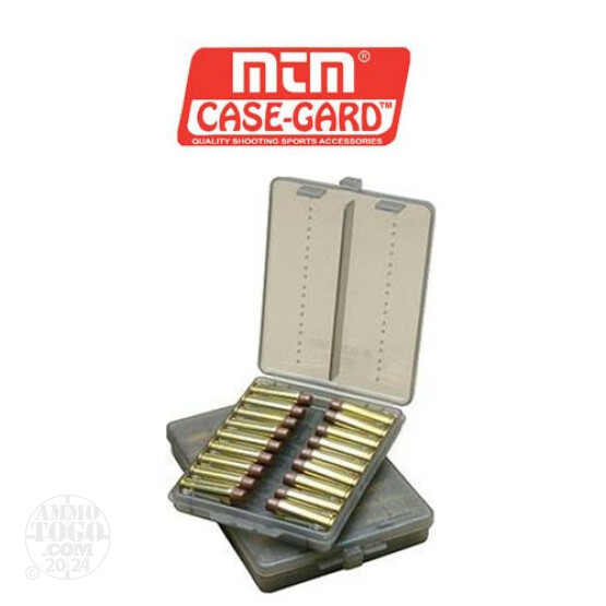 1 - MTM Case-Gard Pistol Ammo Wallet 18rd. .44 - .44 Mag. Caliber Smoke Color