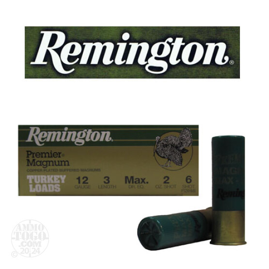 10rds - 12 Gauge Remington Premier Magnum 3" Max 2oz. #6 Turkey Load