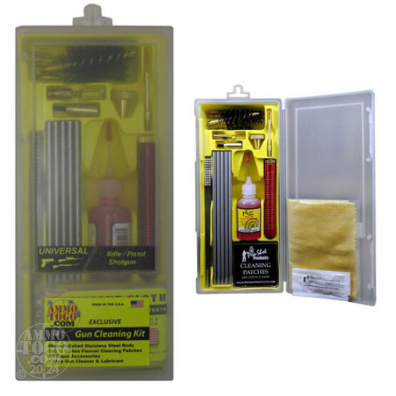 1 - Ammo To Go Universal .22 - 12 Gauge Box Cleaning Kit