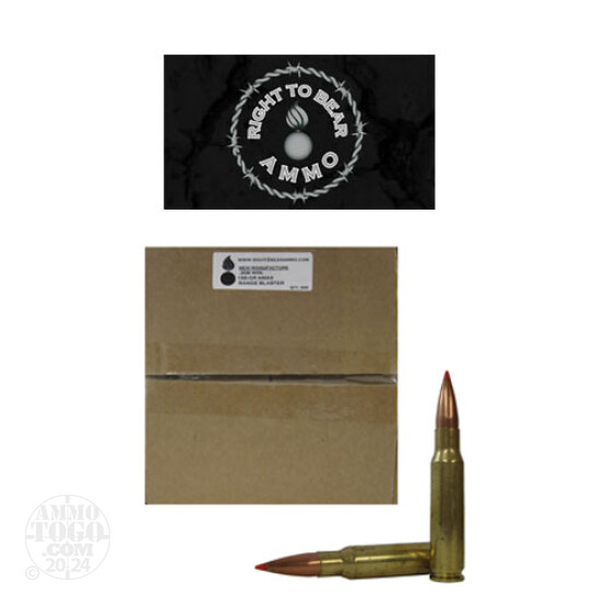 200rds - 308 Win Right to Bear Range Blaster 155gr. A-MAX Polymer Tip Ammo