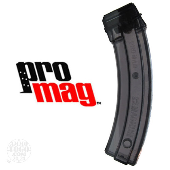 1 - ProMag Ruger 10/22 .22 Mag 23rd. Magazine - Smoke Polymer
