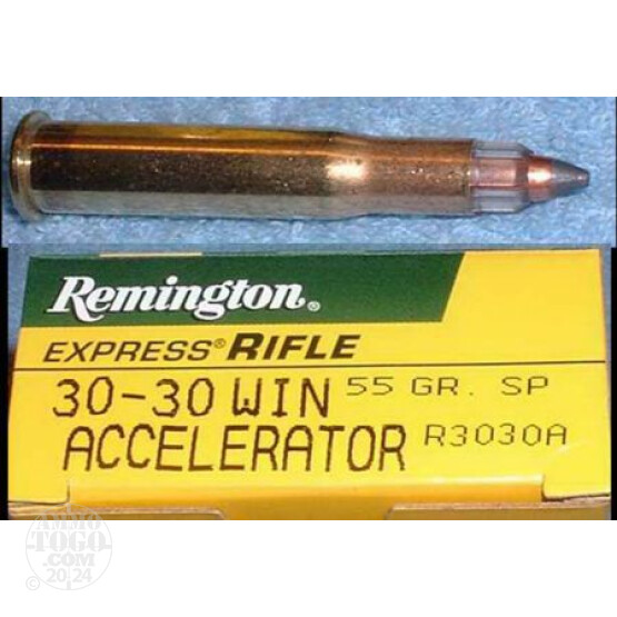 20rds - 30-30 Remington Accelerator 55gr Soft Point Ammo