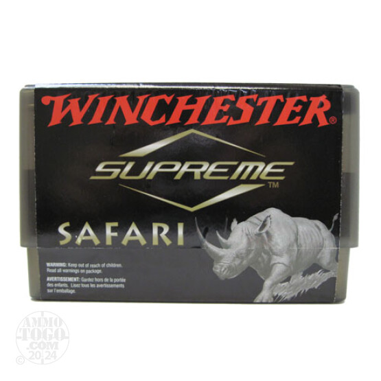 20rds - 458 Win. Mag. Winchester Supreme 500gr. Nosler Solid Ammo