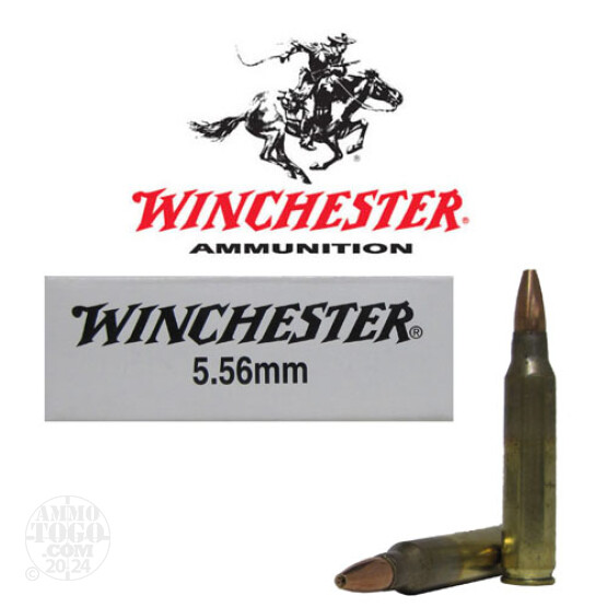 200rds - 5.56 Winchester ZQ3314 Open Tip 62gr. FBI Training Ammo