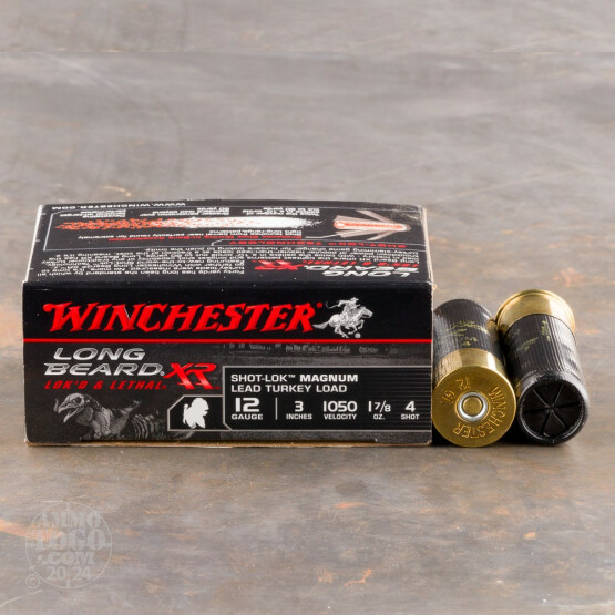 10rds - 12 Gauge Winchester Long Beard XR 3" 1-7/8 Ounce #4 Shot Ammo