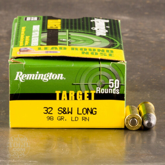 500rds - 32 S&W Long Remington Target 98gr. LRN Ammo