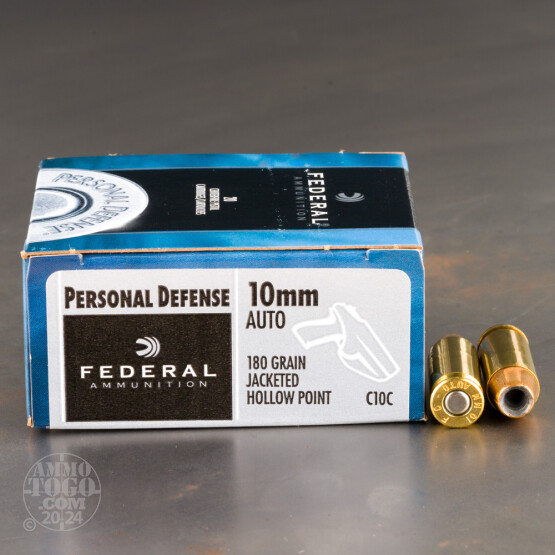 20rds – 10mm Federal Personal Defense 180gr. JHP Ammo